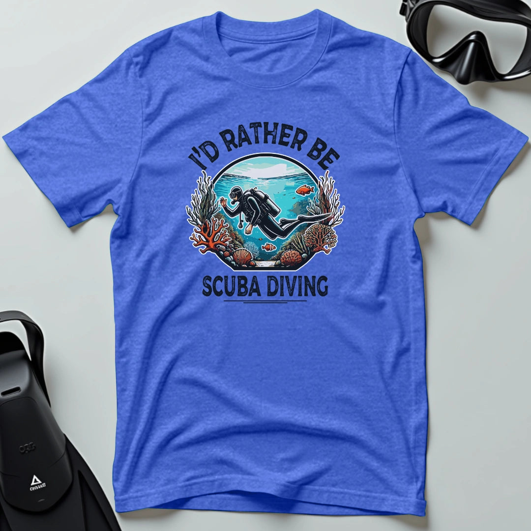 I'd Rather Be 2nd Dive T-shirt