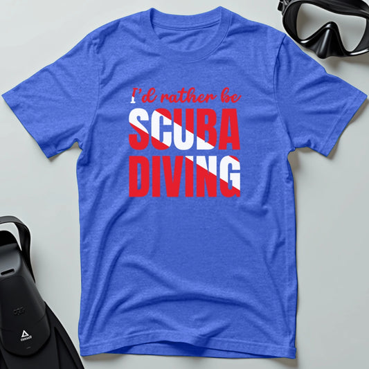 I'd Rather Be 4th Dive T-shirt