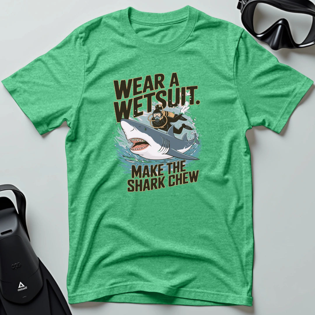 Wear a wetsuit shark 3rd Dive T-shirt