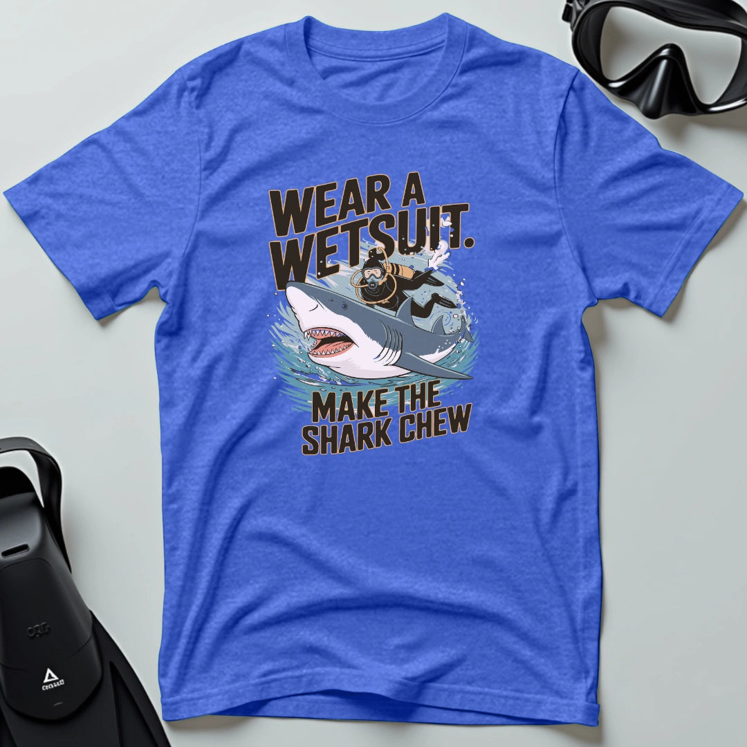 Wear a wetsuit shark 3rd Dive T-shirt