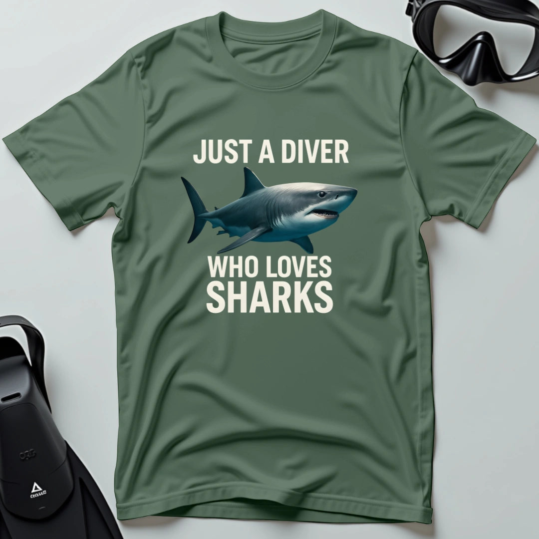 Who Loves Sharks T-shirt