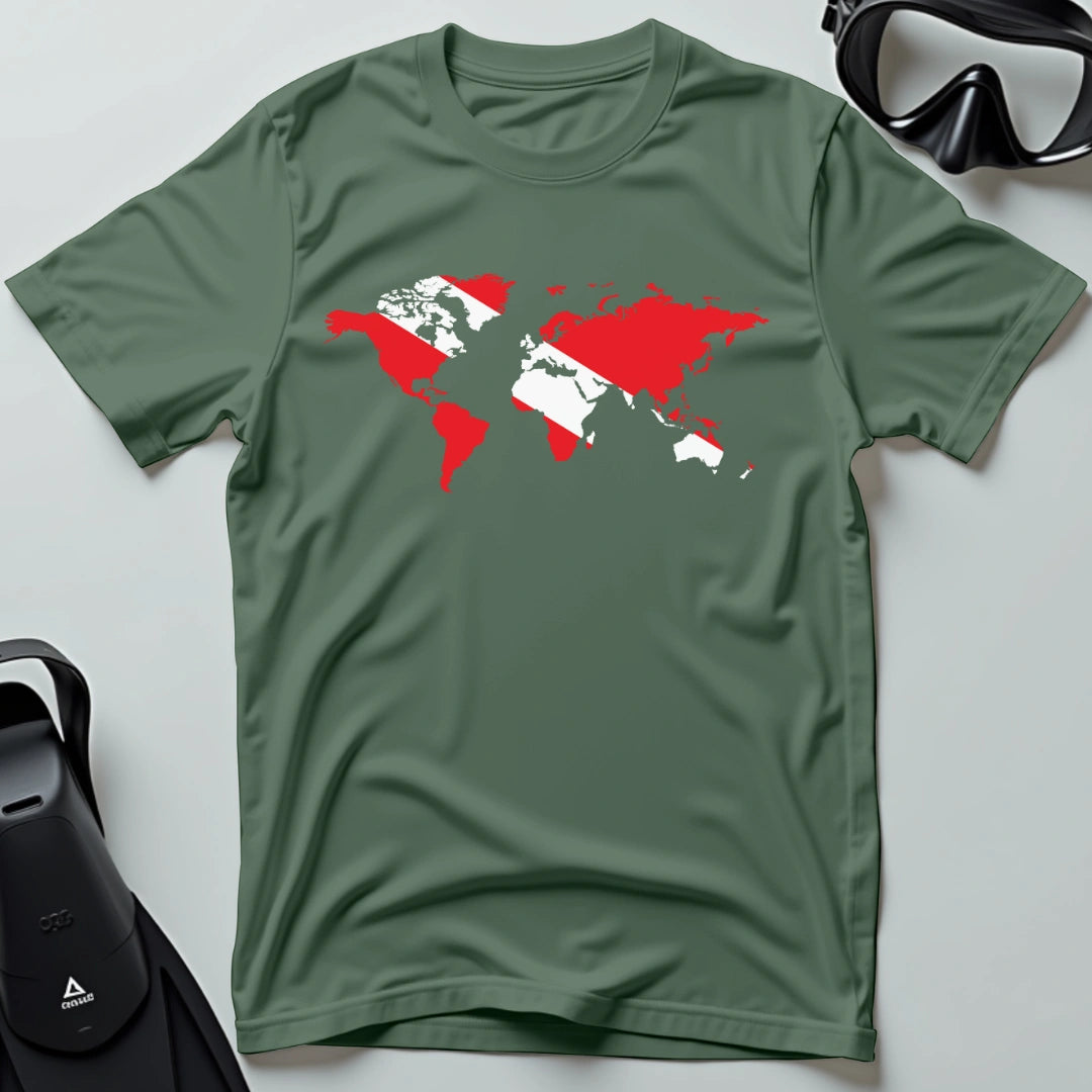 World Map T-shirt