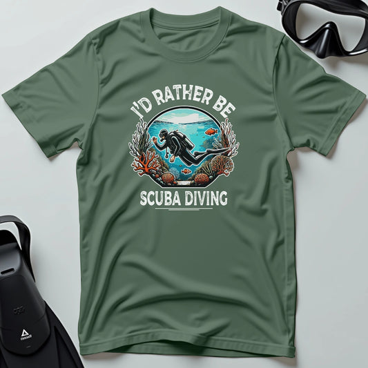 I'd Rather Be 2nd Dive T-shirt