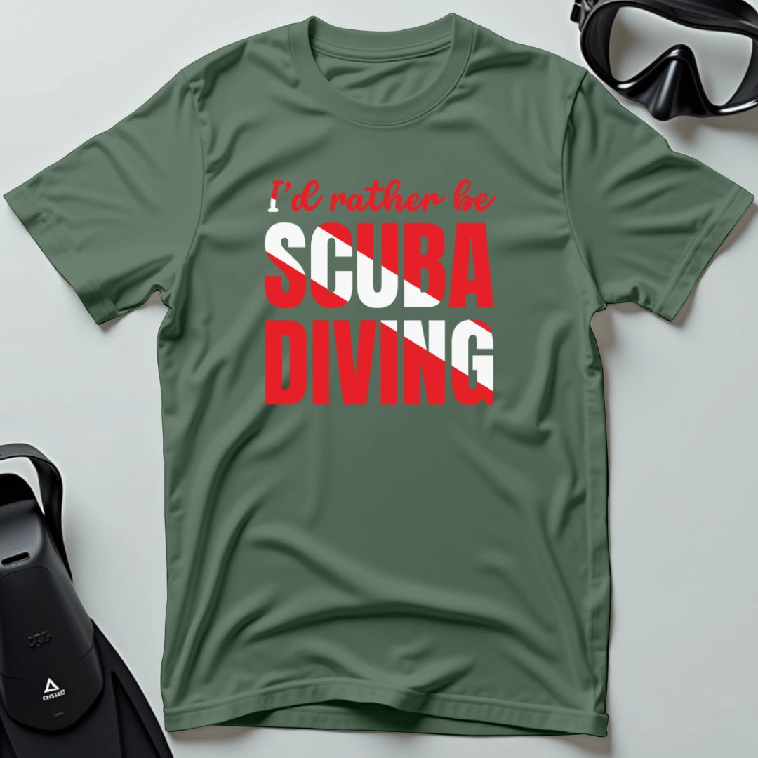 I'd Rather Be 4th Dive T-shirt
