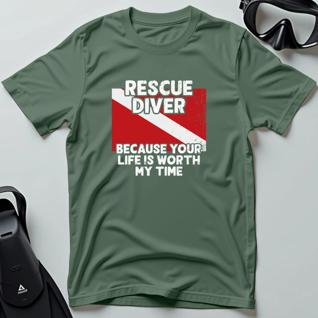 Rescue Diver 4th Dive T-shirt