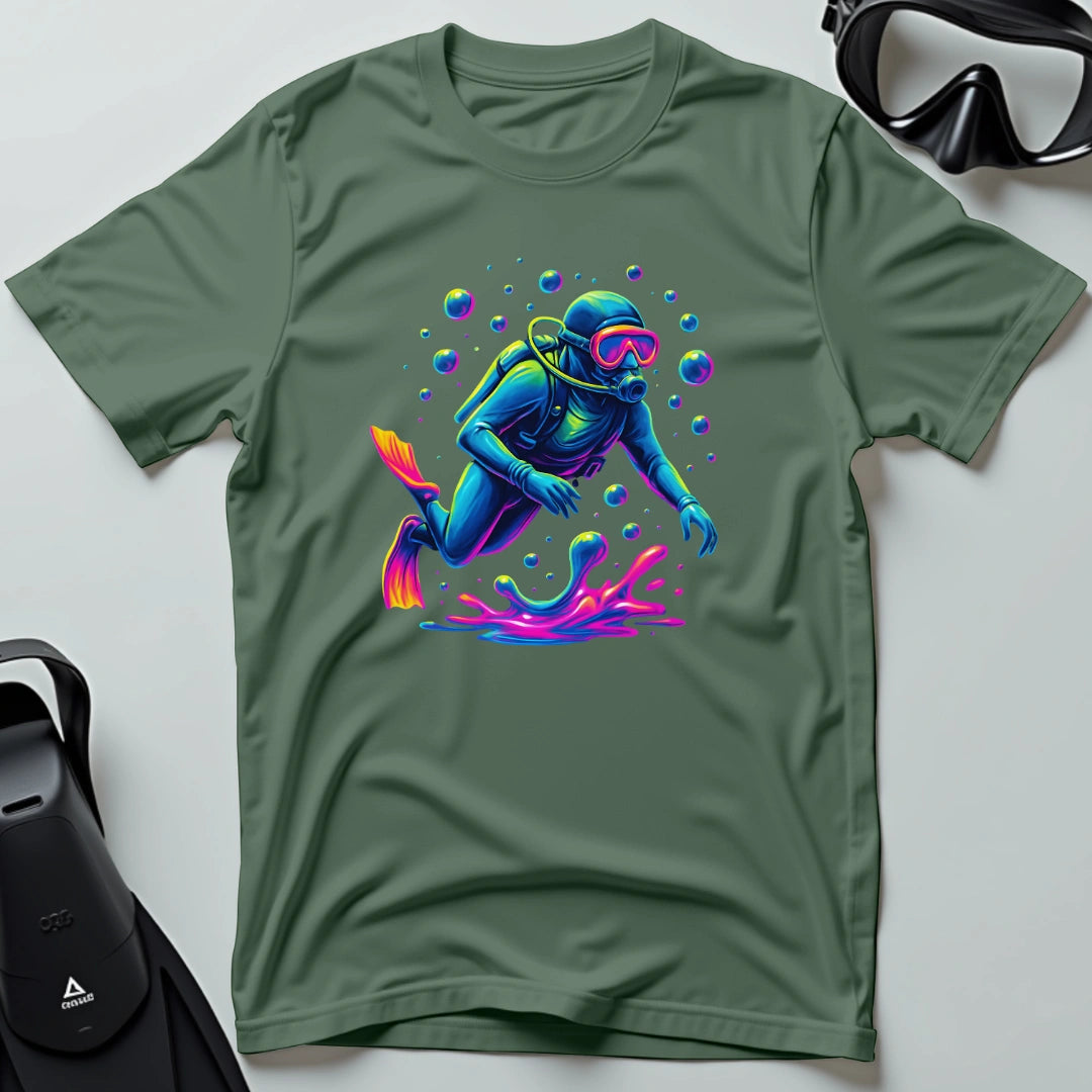Neon Diver T-shirt