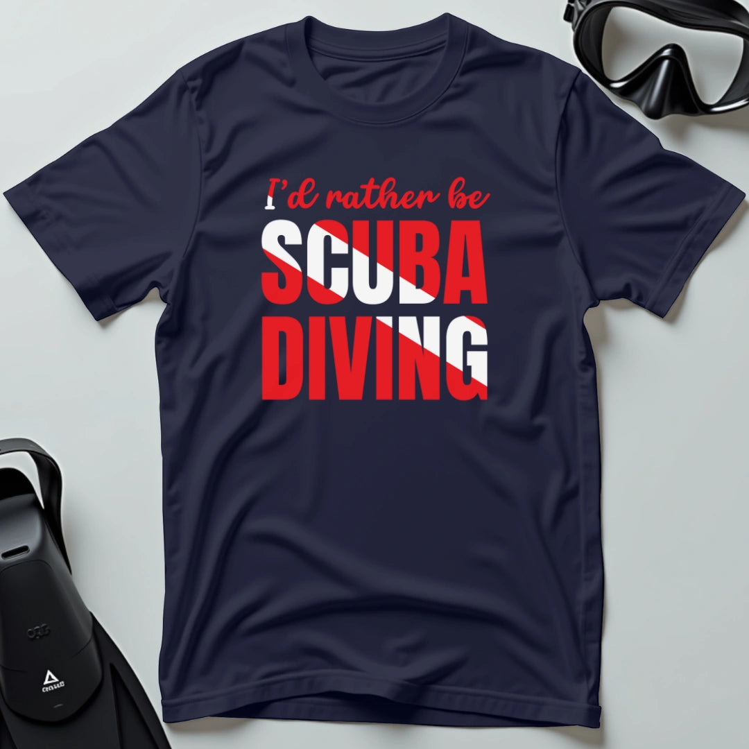 I'd Rather Be 4th Dive T-shirt