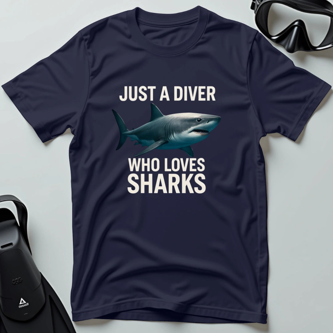 Who Loves Sharks T-shirt