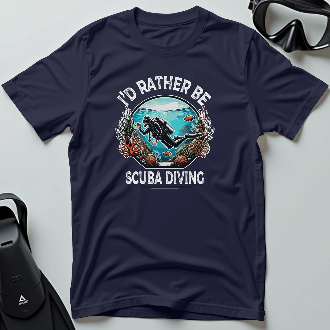 I'd Rather Be 2nd Dive T-shirt