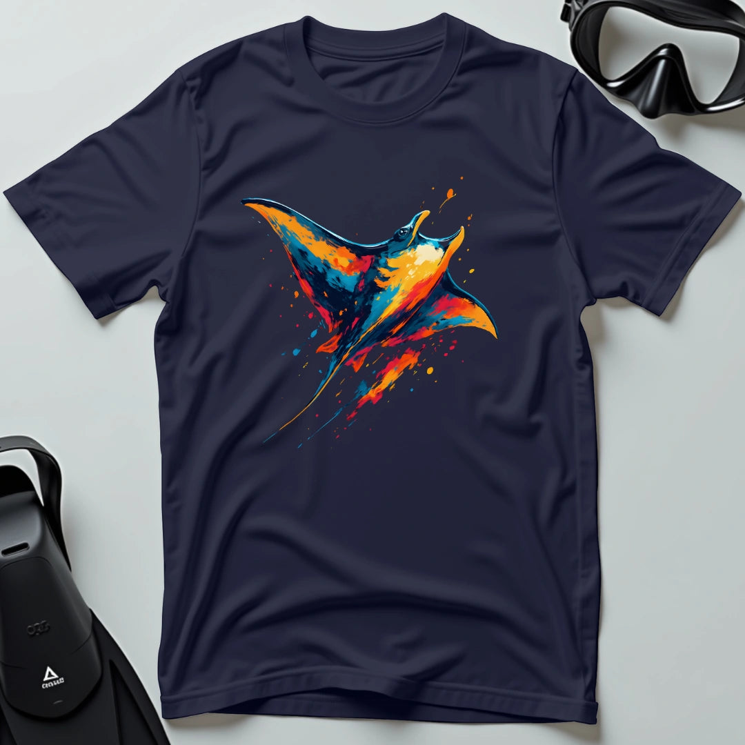 Neon Manta Ray 2nd Dive T-shirt