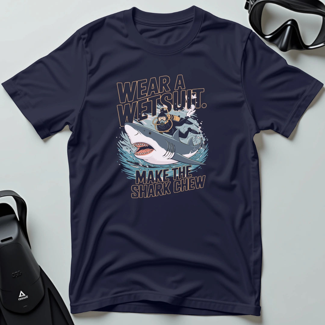 Wear a wetsuit shark 3rd Dive T-shirt