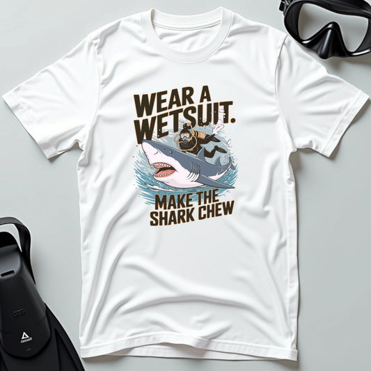 Wear a wetsuit shark 3rd Dive T-shirt